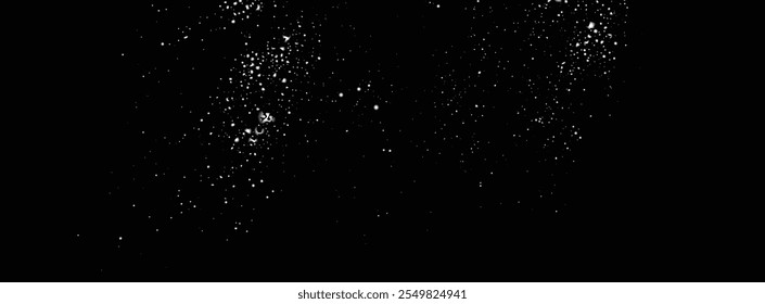 Snowfalling snowflakes isolated vector illustration background. snow flake ice background