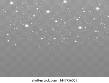 Snowfalls, snowflakes in different shapes and forms. Snowflakes, snow background. Christmas snow for the new year. Mountains of snow piled on the road.