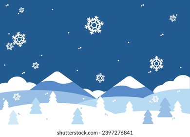 Ilustración de copo de nieve Snowfield Snowflake, Ilustración de nieve