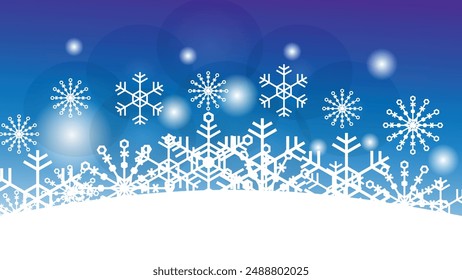 Snowfield Snowflake Illustration, snow Illustration