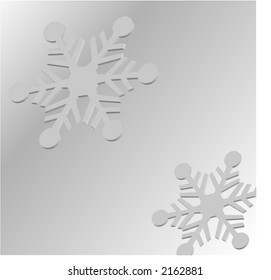 snowflake 3d illustrated series