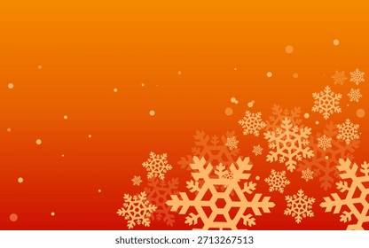 abstrakter Schneeflocken-Hintergrund. Weihnachtshintergrund mit Kopienraum.