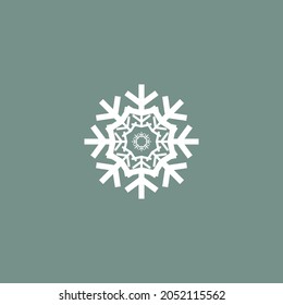 copo de nieve para el icono de control del acondicionador de aire.