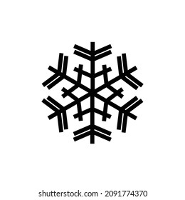 copo de nieve para el icono de control del acondicionador de aire.