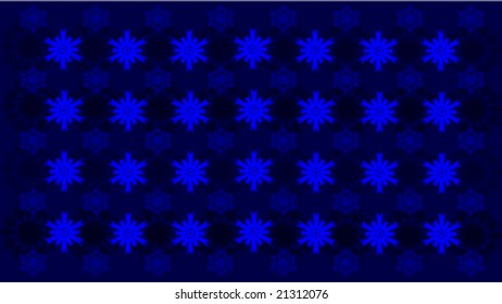 Snowflake background dark blue