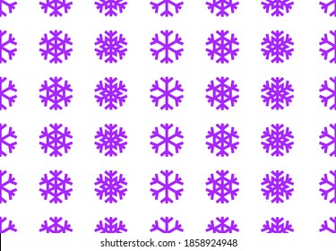 Decoración de fondo de copo de nieve, retroceso de copo de nieve, ilustración vectorial de fondo repetida, navidad o nuevo año de invierno tela tradicional o banner diseño moderno geométrico