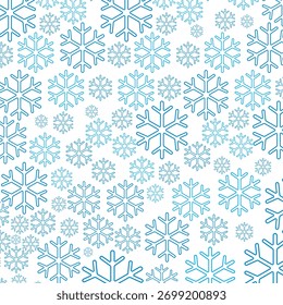 Diseño de fondo de copo de nieve en 2 colores