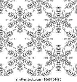 Snowflake background. Luxury vector Christmas seamless pattern with snow snowflakes on white background. Winter holidays texture. Repeating design for decor, wallpaper, packaging, website