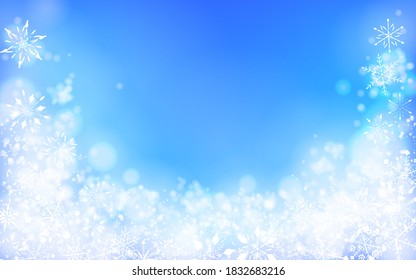 Snowflake background material Christmas image