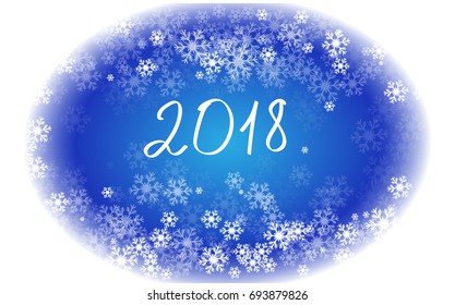  Snowflake background for new year card