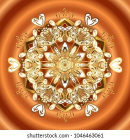 Snowflake background. Vector christmas abstract colorful background with falling snowflake. Vector illustration.