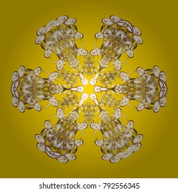 Snowflake background. Vector christmas abstract colorful background with falling snowflake. Vector illustration.