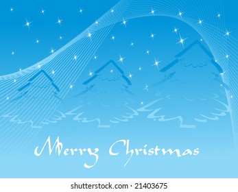 snowflake background, vector illustration