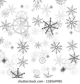 Snowflake background Vectors