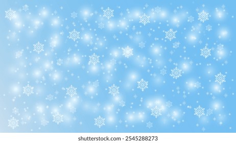 Vector de la estación de invierno del fondo del copo de nieve