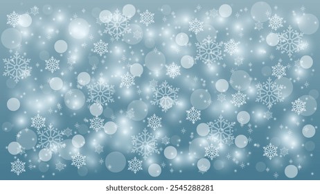 snowflake background winter season vector