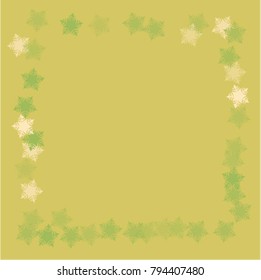 Snowflake banner which consists of isolated elements. Stylish, consist of beautiful elements in snowflake banner. Can be used as print, wallpaper, cards, poster, logo, background