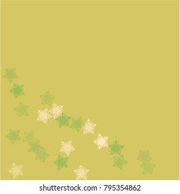 Snowflake banner which consists of isolated elements. Stylish, consist of beautiful elements in snowflake banner. Can be used as print, wallpaper, cards, poster, logo, background