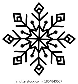 Schneeflocken schwarz auf weißem Hintergrund, einzeln, Vektorgrafik, Illustration, Tätowierung, Laserschnitt, Logo, Zeichnung, Dekoration, Grafiken, Stempel, 
