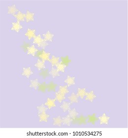 Snowflake blizzard which consists of isolated elements. Stylish, consist of beautiful elements in snowflake blizzard. Can be used as print, wallpaper, cards, poster, logo, background