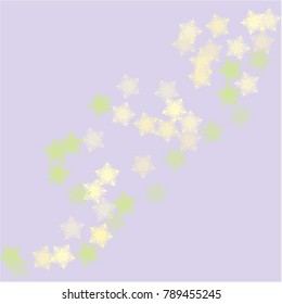 Snowflake blizzard which consists of isolated elements. Stylish, consist of beautiful  elements in snowflake blizzard. Can be used as print, wallpaper, cards, poster, logo, background