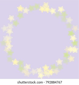 Snowflake blizzard which consists of isolated elements. Stylish, consist of beautiful  elements in snowflake blizzard. Can be used as print, wallpaper, cards, poster, logo, background