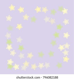 Snowflake blizzard which consists of isolated elements. Stylish, consist of beautiful elements in snowflake blizzard. Can be used as print, wallpaper, cards, poster, logo, background