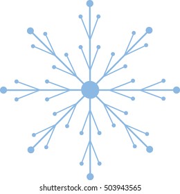 snowflake blue white background, winter, symbol, vector