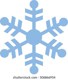 snowflake blue white background, winter, symbol, vector