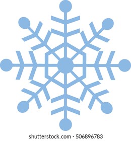 snowflake blue white background, winter, symbol, vector