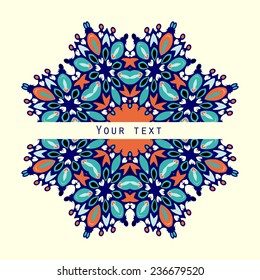 snowflake card. ornament