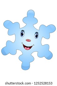 Snowflake Cartoon emoticon