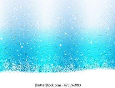 Snowflake christmas background