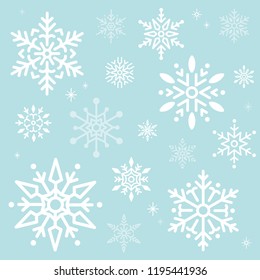 Snowflake Christmas design background vector