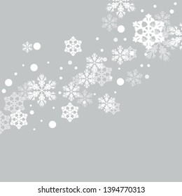 Snowflake christmas and new year  pattern vector.