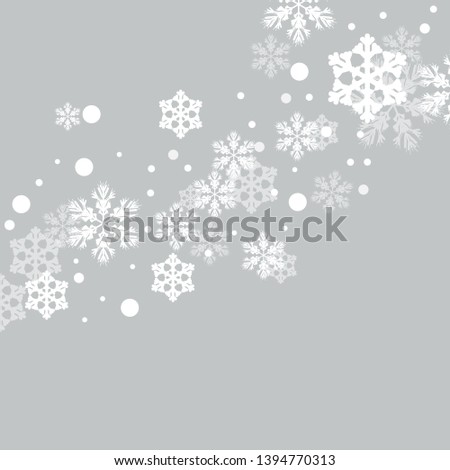 Snowflake christmas and new year  pattern vector.