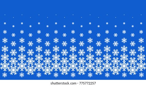 snowflake, Christmas ornament, border, pattern, halftone effect