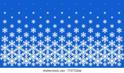 snowflake, Christmas ornament, border, pattern, halftone effect