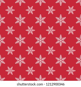 Copos de nieve, Navidad sin fisuras para uso como regalo de papel de envolver, papel pintado o fondo