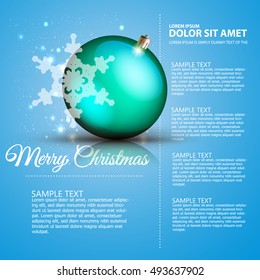 Snowflake Christmas, template