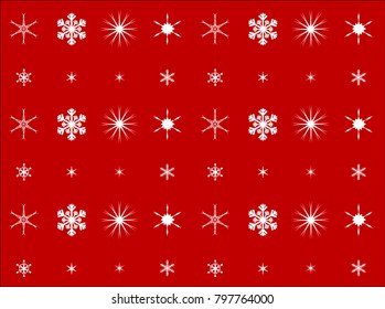 A snowflake Christmas wrapping paper background
