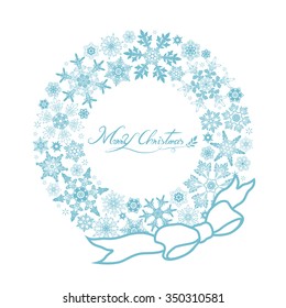 Snowflake Circle for Christmas