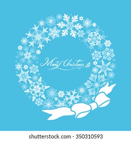 Snowflake Circle for Christmas
