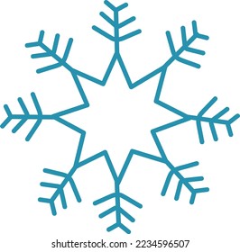 Schneeflocken-Clip-Art, Vektorgrafik