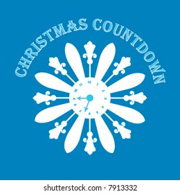 snowflake clock - change hands of clock easily