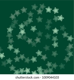 Snowflake covered which consists of isolated elements. Stylish, consist of beautiful elements in snowflake covered. Can be used as print, wallpaper, cards, poster, logo, background