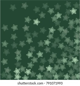 Snowflake covered which consists of isolated elements. Stylish, consist of beautiful  elements in snowflake covered. Can be used as print, wallpaper, cards, poster, logo, background