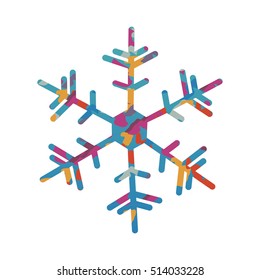 snowflake creative icon image 