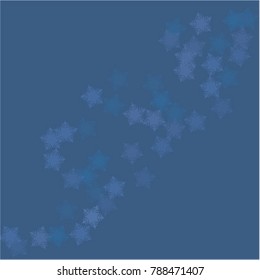 Snowflake dark which consists of isolated elements. Stylish, consist of beautiful  elements in snowflake dark. Can be used as print, wallpaper, cards, poster, logo, background
