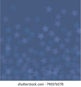 Snowflake dark which consists of isolated elements. Stylish, consist of beautiful  elements in snowflake dark. Can be used as print, wallpaper, cards, poster, logo, background